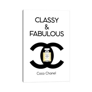 iCanvas "Classy And Fabulous" by Martina Pavlova Canvas Print - Bed